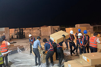 MJASマンダレー国際空港貨物ターミナルハンドリング